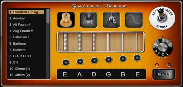 accordeur guitare tuner